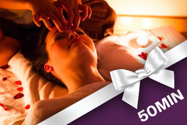 Masaža obraza in glave